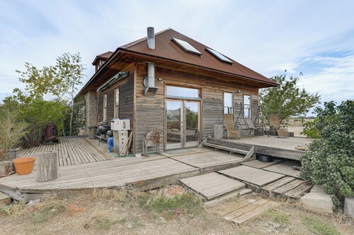 Converted Historic Schoolhouse: Wyoming Retreat