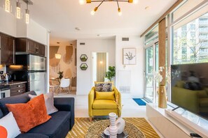 Unclassified image, 4 of 25, button - RivetStays | The Neptune Superior Suite – 2 Bedroom + 2 Bath Condo (Toronto)