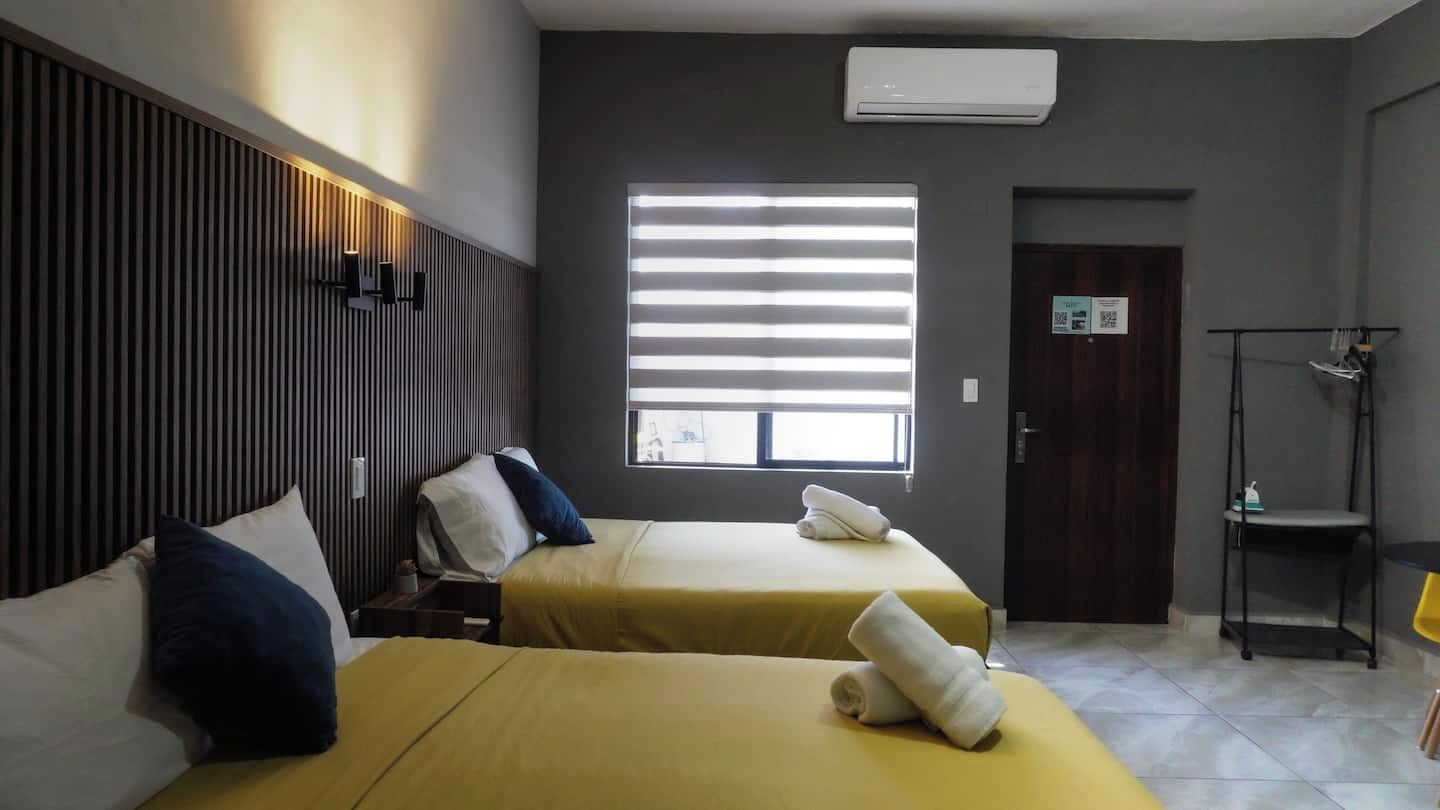Basic Apartment, 2 Double Beds | Iron/ironing board, WiFi (free)