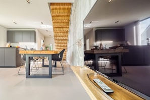 Living room - Ferienhaus fur Familien in Fuhlendorf am Hafen (Fuhlendorf)