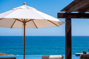 A beachside umbrella with a clear view of the ocean. - Beautiful House at Coronado Quivira Golf Course (Cabo San Lucas)