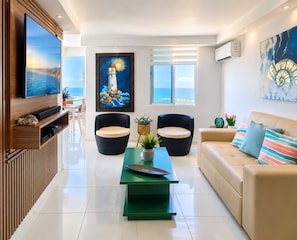 Living area - Apartment, Ocean View (Cartagena de Indias)