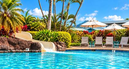 BALINESE POIPU BEACH ESTATE -4 ensuites -Full AC-Sleep 16- FREE Poipu Beach Club