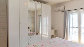 Apartment, Balcony, Sea View | Iron/ironing board