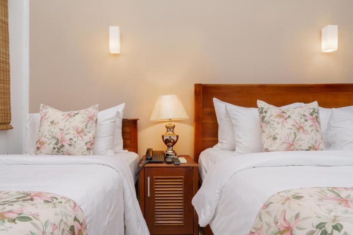 Kamar Triple Deluks, balkon, pemandangan kota