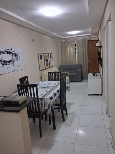 Peaceful house with 3 bedrooms, reading room and gourmet area in Bezerros, Pernambuco, Brazil.