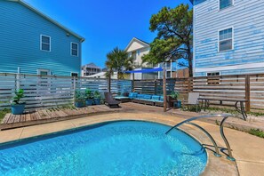 Unclassified image, 2 of 57, button - 🌊Spacious Beach Retreat: Ultimate Backyard Pool with Game Room🛝 (Carolina Beach)