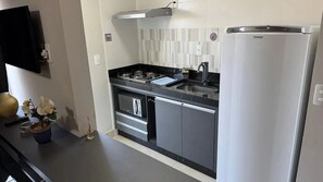 Apartment | Private kitchen - CRCN - Recanto do Bosque (Caldas Novas)