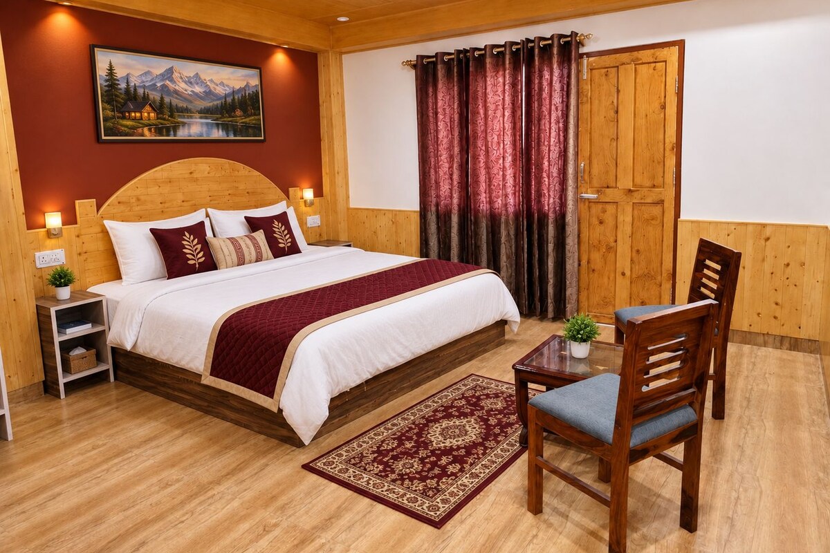 Kamar Double Deluks, balkon, pemandangan lembah