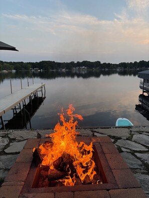 Unclassified image, 4 of 70, button - Lakefront cabin with dock, kayaks, fire pit on private all-sports lake! (Columbiaville)