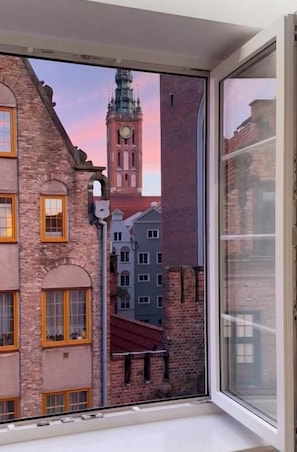 Blick von der Unterkunft