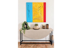 Dining Area — Artwork and Console - Cave Creek Desert Dream — 3BR Main House (Cave Creek)