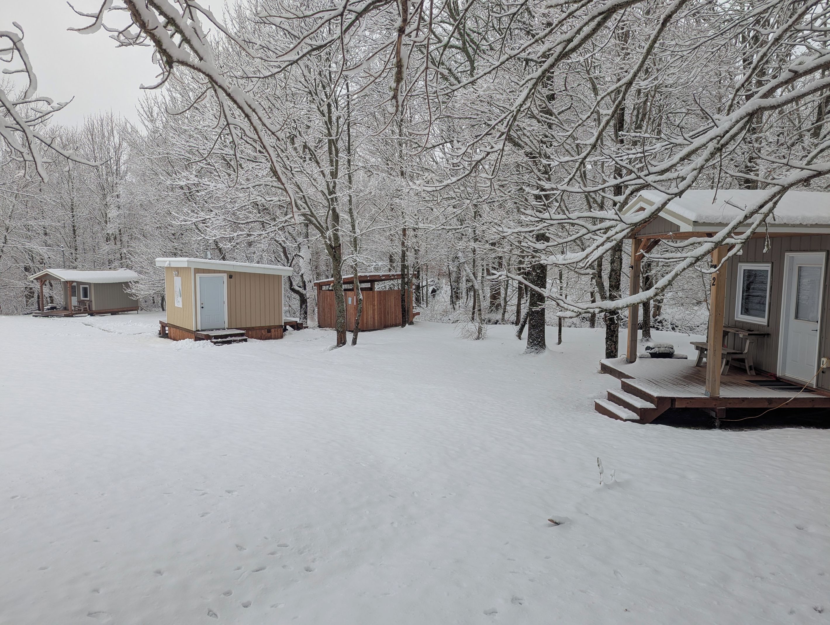 Field and Fern Cottages winter