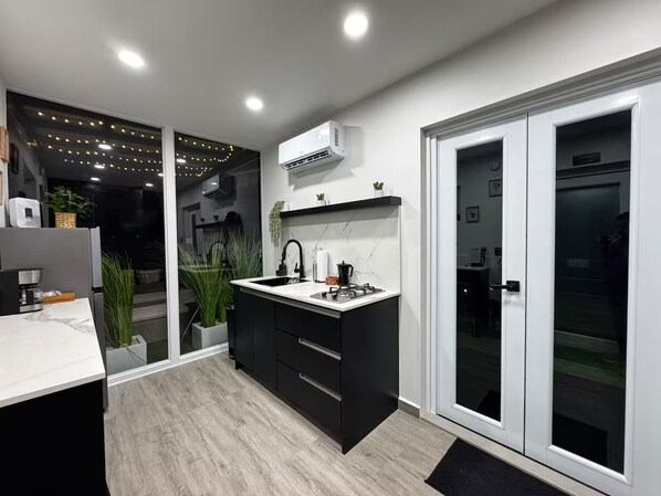 Private kitchen - Casa vagon Pure environment (Moca)