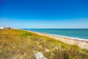 Beach access. - Sunrise Symphony  pool, ocean views, and beach access (Duck)