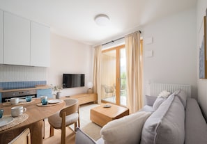 Living area - Wola Kolejowa Signature Apartment #26 (Warszawa)