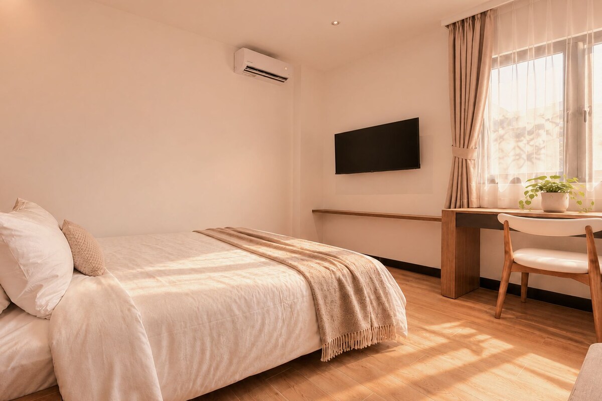 Kamar Double Superior | Meja kerja dan Wi-Fi gratis