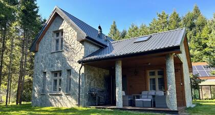 Zacisze Skalnych Domków 3 całoroczne domki na Kaszubach z prywatną sauną i balią