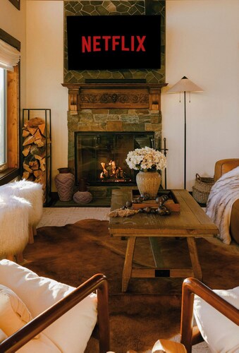 Mountaintop Cabin + Airstream | Pickleball, Sauna, Plunge, Hot Tub | Sleeps 12