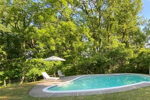 Seasonal pool, open to all guests 