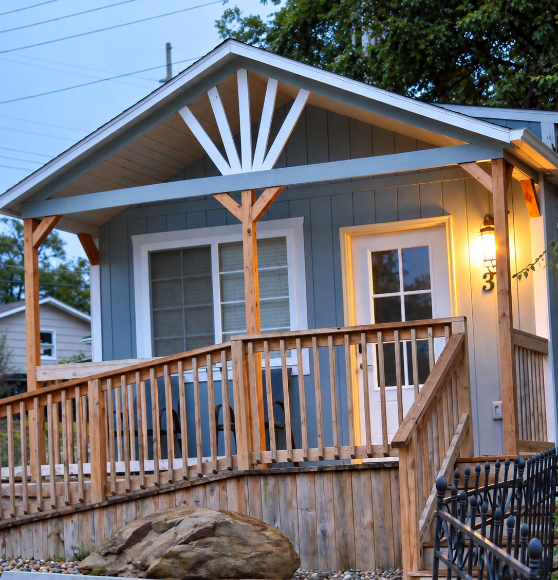 Cozy Cabin 3 at Dusk