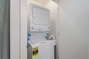 Second Washer and Dryer!

Closet of the third floor bathroom - Sky Deck - New Build - Downtown - Fenced - FirePit (Raleigh)