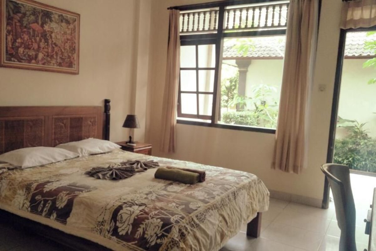 ห้องดับเบิล, ลานระเบียง | Wi-Fi ฟรี, ผ้าปูที่นอน