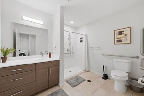 Unclassified image, 3 of 29, button - PremiumStays: Modern high end 1 bd : Luxury : ADA : Downtown : Parking : Central (Cleveland)