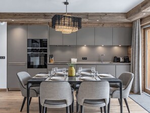 Dining - Spacious apartment near slopes - 6 guests (Megève)