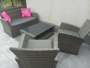Terrace/patio - A countryside getaway combining nature, charm, and new discoveries (Hannut)
