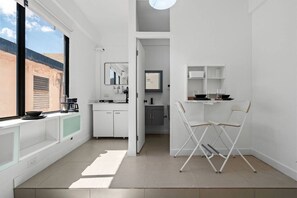 Private kitchen - San Rafael Apt 5 | Your 1BR Comfort Zone @San Juan (San Juan de Puerto Rico)