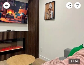 Living area - Fully Furnished 30-Day Private Suite | Southwest Edmonton: AVAILABLE OCT 5, 2026 (Edmonton)