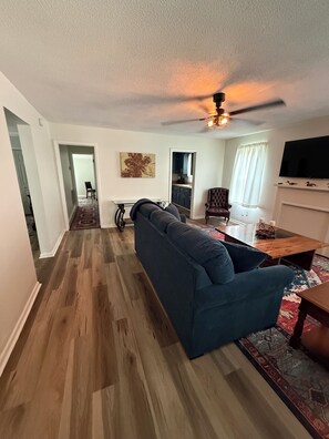 Living area - Charming 3BR Home Walk to Historic Downtown Abbeville (Abbeville)