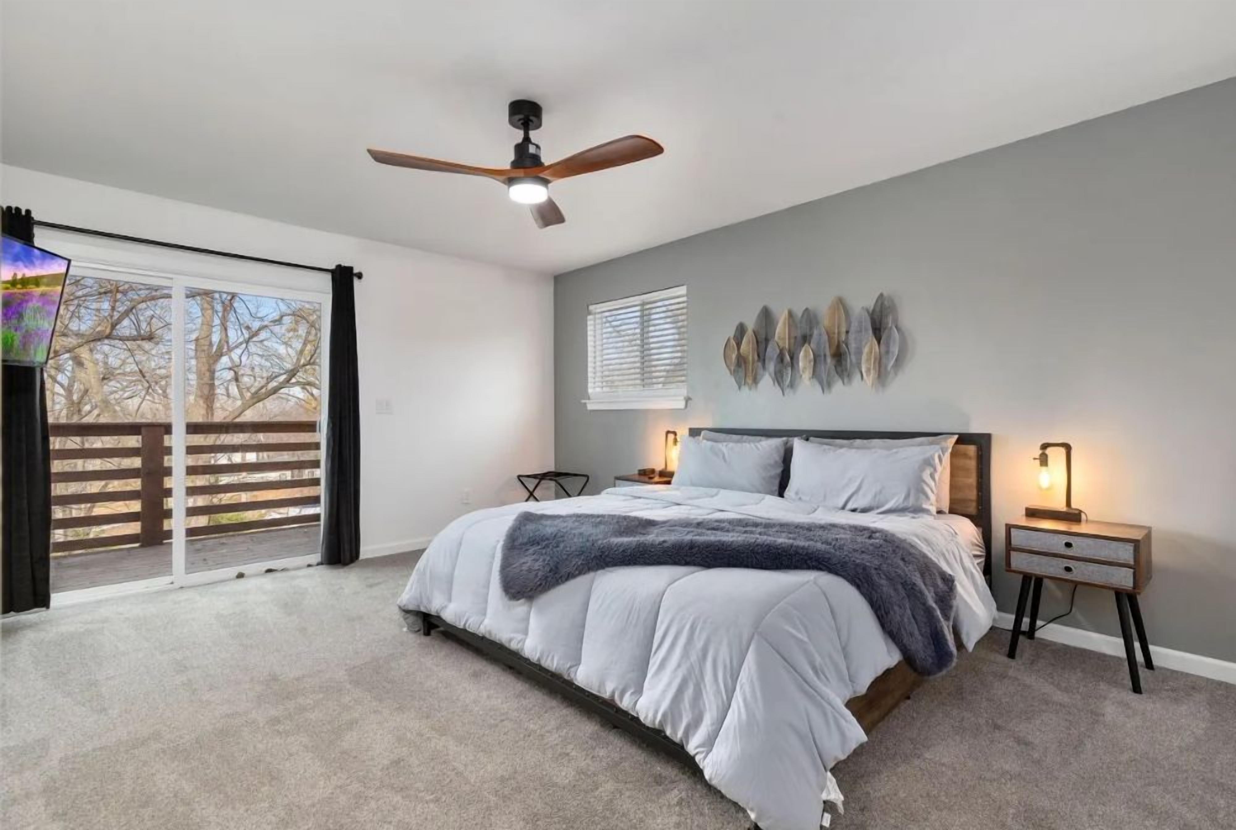 Second level master Bedroom!