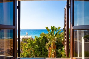 View from bedroom window - Villa Petroktisto - Three Bedroom Villa, Sleeps 6 (Pomos)