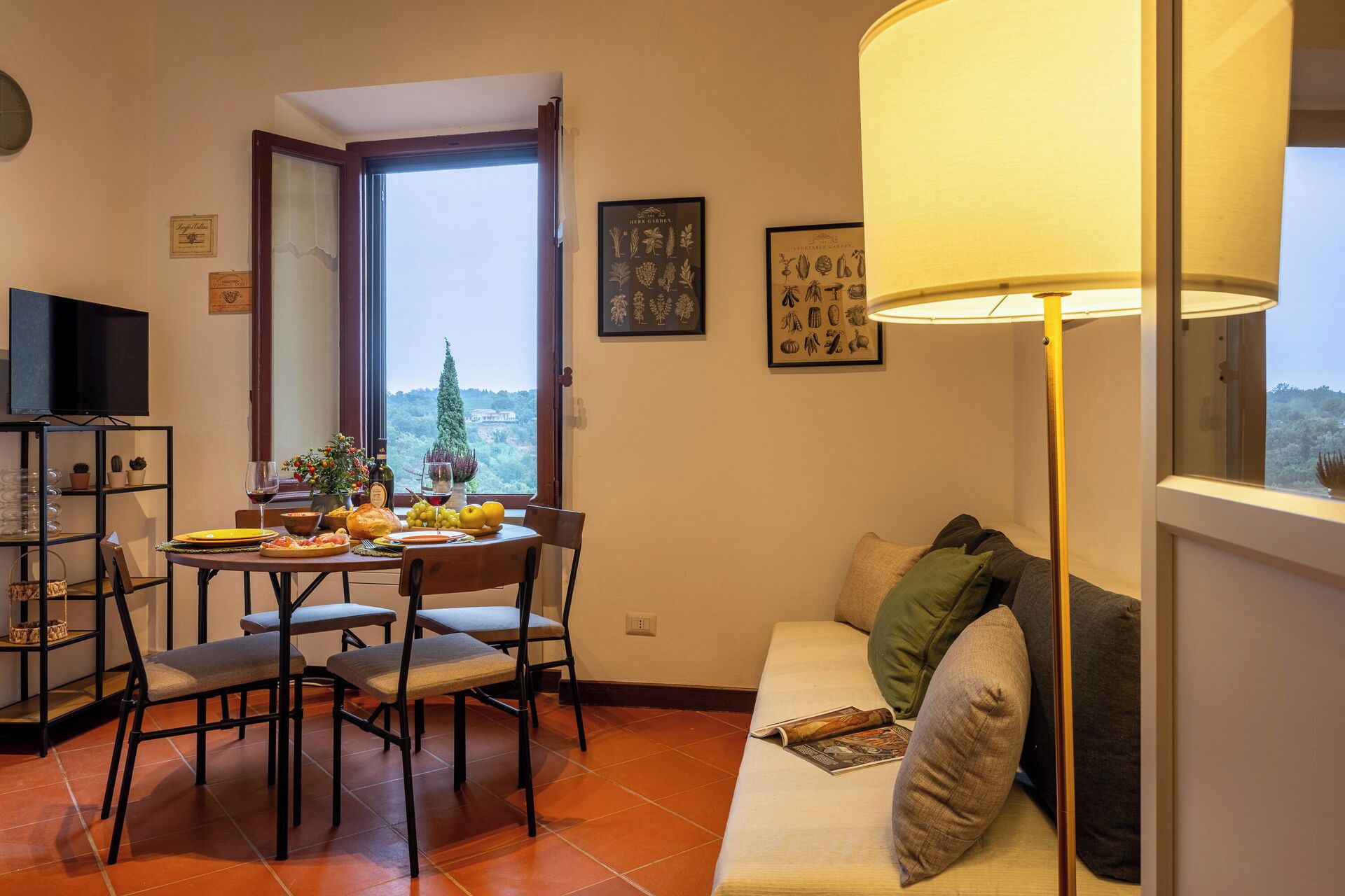 Autumn, Living Room, Spring, Summer