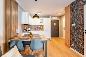 Spiseområde på rommet