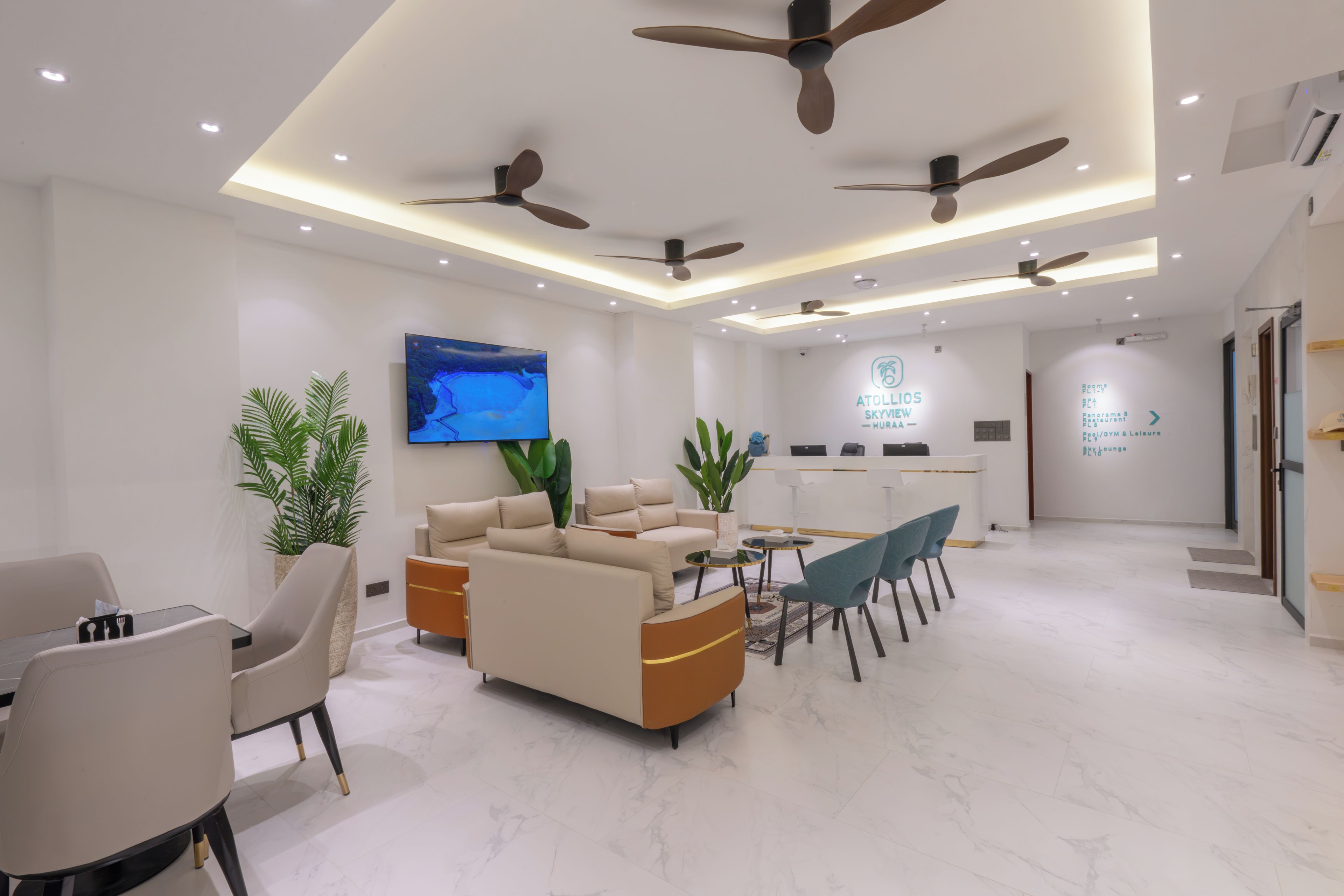 Reception hall