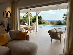Living area - Vrbo Property (Le Diamant)