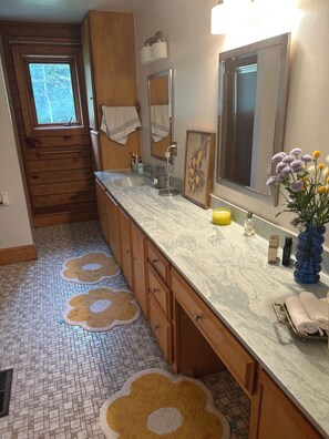 Bathroom - Beautiful 5-bedroom cabin with AC in charming Nokesville (Nokesville)