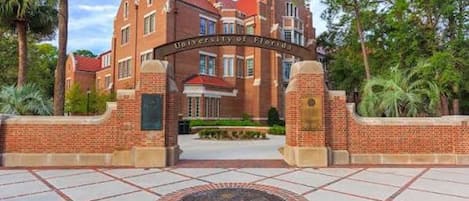 1.5 block away is the UF Campus (13th and University.