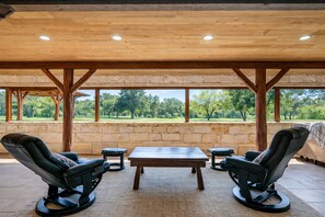 Seating Area - The Limestone Retreat at Ruby Ranch Getaways (Buda)