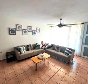 Living area - Spacious 3-bedroom Beachfront Condo - Loiza Beachfront Escape (Loíza)