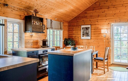 Nice home in Grong with sauna