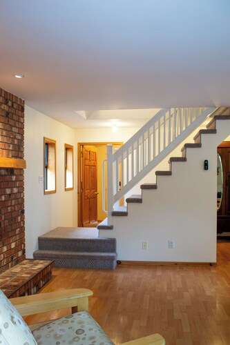 Peaceful home surrounded by nature! Family sized home with fireplace.