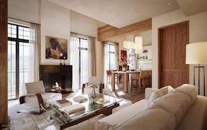 Living area - ZMANOR Luxury Loft Near Jingan Temple (shanghai)