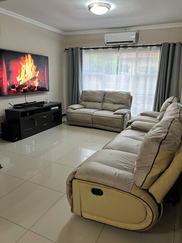 Private Pool, Secure 3-Bedroomed House in Phakalane, Gaborone with Carport.