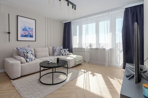 Living area - Wołoska Mokotów P&O Apartments (Warszawa)