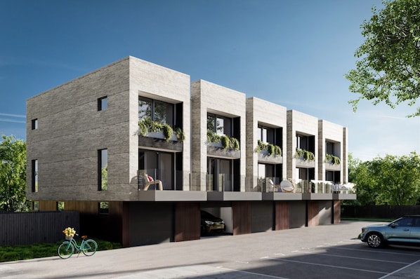 Exterior - Luxury Merivale Townhouse - Walk Everywhere (Christchurch)