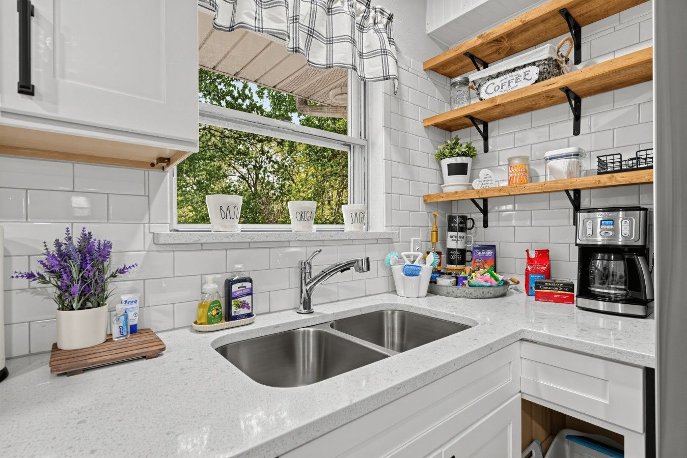 Kitchen | Coffee Station | Open Shelving